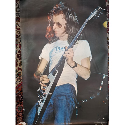 80 - A collection of twelve posters to include six 1970's Prog Rock posters from Sounds Magazine and six ... 