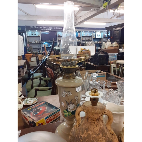 107 - Mid to late 20th century china and glass, together with two early 20th century meat platters, and an... 