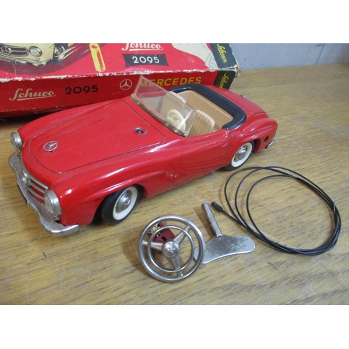 A boxed Schuco Mercedes 190SL 2095 clockwork remote control