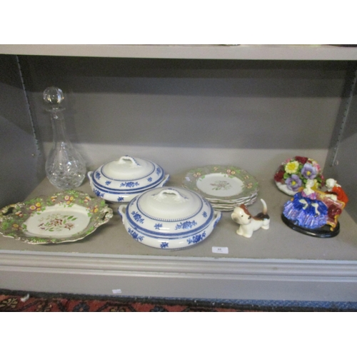 65 - A selection of ceramics to include Tete-a-Tete - a Royal Doulton figure group (A/F), a Beswick model... 