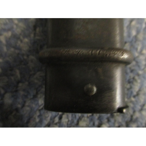 99 - A French model 1892 bayonet fullered blade stamped JC to base quillon No 17549 with metal scabbard b... 