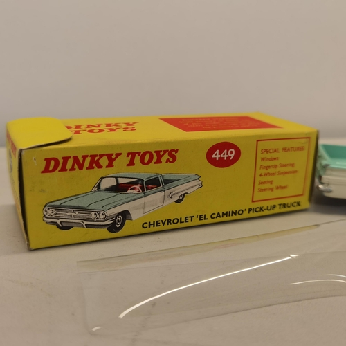 A boxed Dinky Toys No.449 Chevrolet El Camino Pick-Up Truck