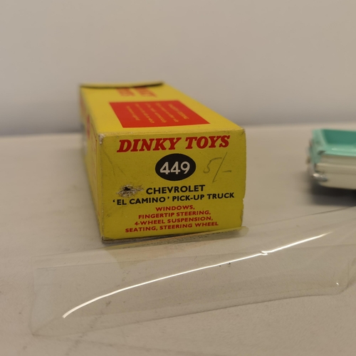A boxed Dinky Toys No.449 Chevrolet El Camino Pick-Up Truck