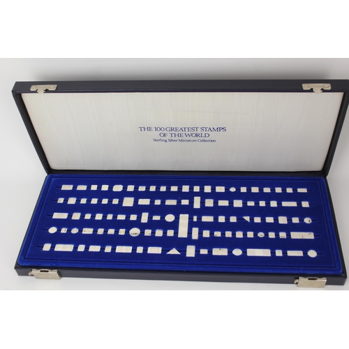 コレクション THE 100 GREATEST STAMPS OF THE WORLD The 100 Greatest Stamps of the World' in sterling silver, a