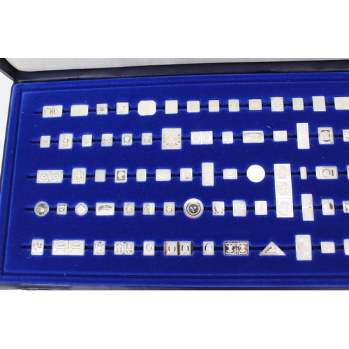 The 100 Greatest Stamps of the World' in sterling silver, a