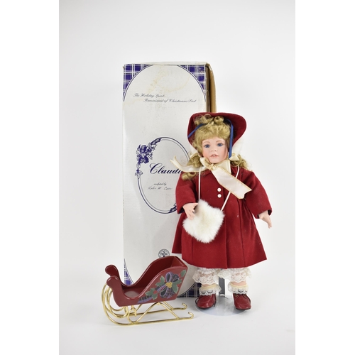 Poupée Porcelaine Cendrillon Franklin Mint 1987, 49cm, Collection Royaume-Uni
