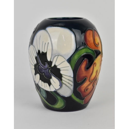 165 - A Moorcroft ceramic vase by Emma Bossons in the 'Miss Alice' pattern, 2005, with signatures and mark... 