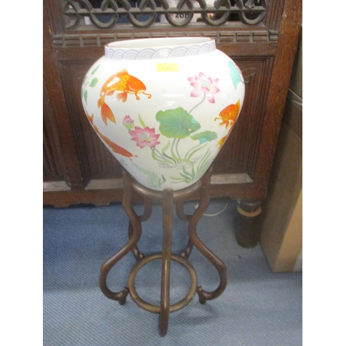 A Franklin Mint porcelain vase ' The Vase of the Golden Carp' by