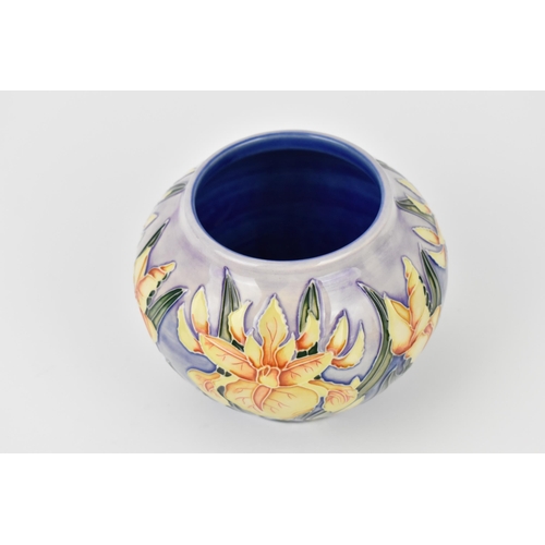 164 - A Moorcroft pottery vase by Debbie Hancock in the 'Windrush' pattern, with impressed and painted mar... 