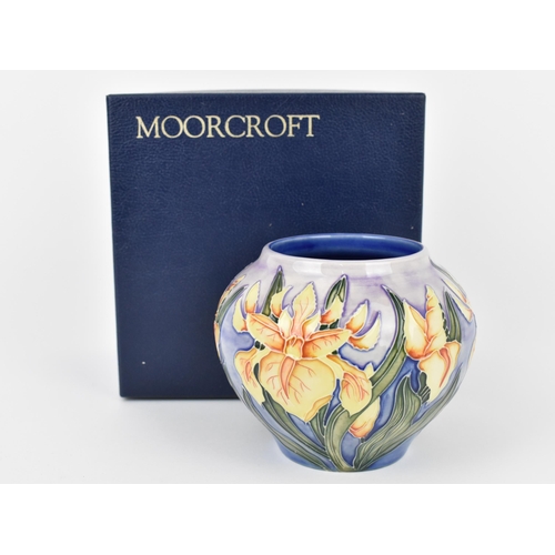 164 - A Moorcroft pottery vase by Debbie Hancock in the 'Windrush' pattern, with impressed and painted mar... 