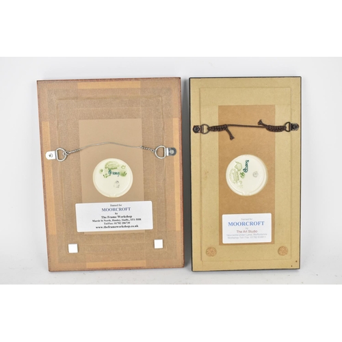 151 - Two Moorcroft decorative plaques, to include one with 