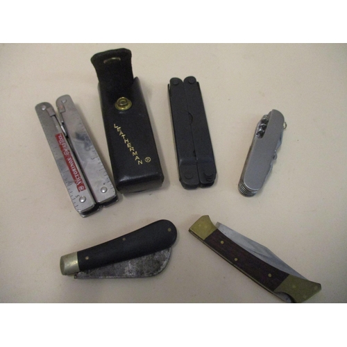 62 - A cased Leatherman multi tool and mixed penknives
Location: RWM