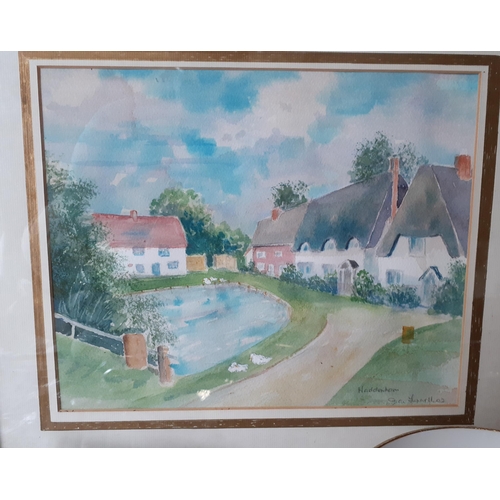 74 - Late Victorian/early Edwardian tea cups, saucers, plate and sugar bowl having a white ground with bl... 