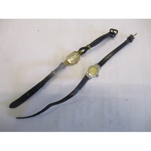 227 - Two ladies wristwatches to include an early 20th century 9ct gold watch and a Favre-Leuba
Location: ... 
