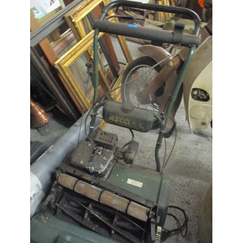 240 - An Atco lawnmower, together with a Ryobi leaf blower A/F
Location: G