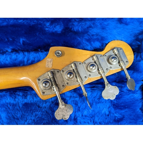 106 - A Fender Squier Precision bass guitar No JV20197
Location: LAF