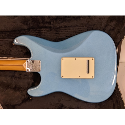 112 - A Fender Stratocaster made in USA serial number N569481, 1995, with a Fender carrying case
Location:... 