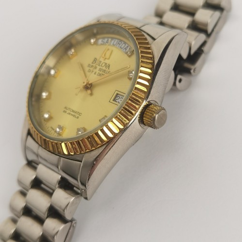 Bulova super seville day & date automatic 25 jewels sale