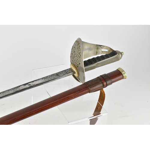 239 - An Edward VIII 1895 pattern Infantry Officers sword by Wilkinson Sword Co Ltd, London, serial number... 