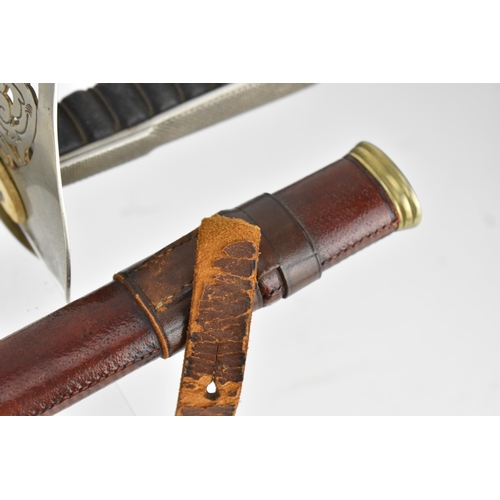 239 - An Edward VIII 1895 pattern Infantry Officers sword by Wilkinson Sword Co Ltd, London, serial number... 