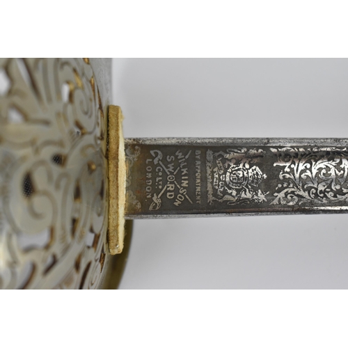 239 - An Edward VIII 1895 pattern Infantry Officers sword by Wilkinson Sword Co Ltd, London, serial number... 