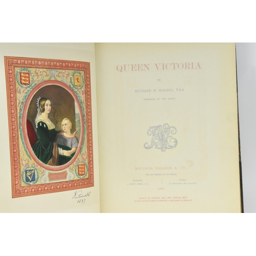 228 - Books - Queen Victoria by Richard R Holmes, published by Boussod, Valadon & Co and dated 1897, with ... 