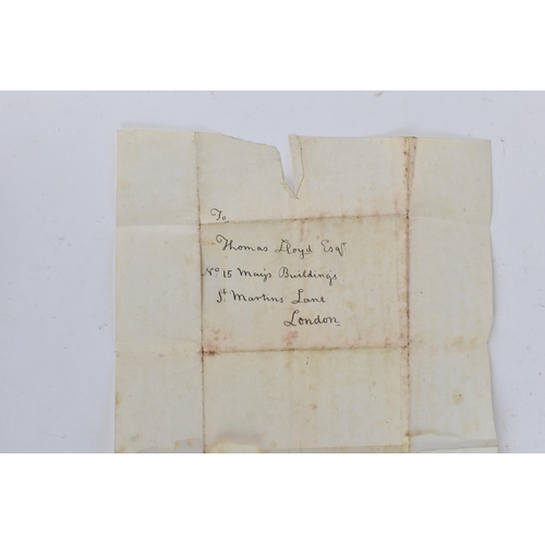 240 - Vice-Admiral Horatio Nelson (1758-1805) - a facsimile of a letter from Horatio Nelson addressed to '... 