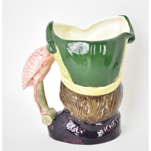 90 - A Royal Doulton glazed ceramic character jug 'Ugly Duchess', D6599, printed marks to underside, 18.5... 