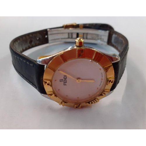 73 - Fendi- A ladies watch with quartz movements, paperwork and original box. Location:RAB