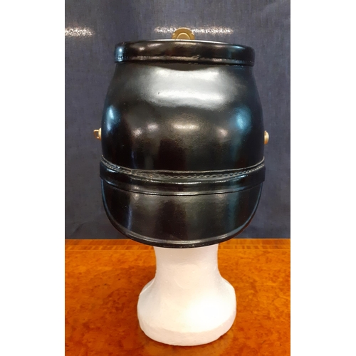 87 - A German police Shako helmet, circa 1950's/60's, size 56. Location:RAB