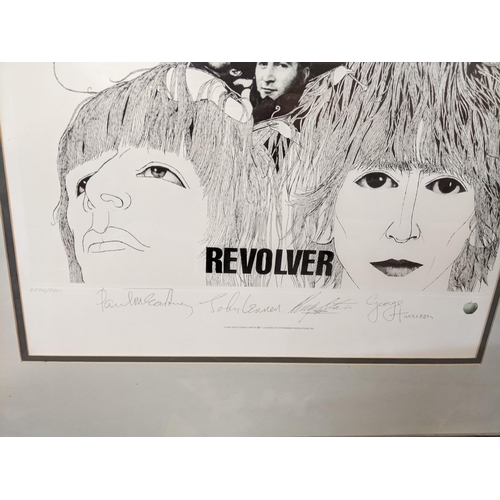 168 - A Beatles Revolver 1993 Apple Corps Limited limited edition lithograph, numbered 3542/9800, 34cm x 5... 