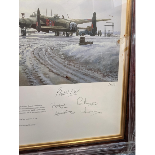 198 - Philip West - a signed limited edition print entitled 'Maximum Effort', numbered 34/395, signed by t... 