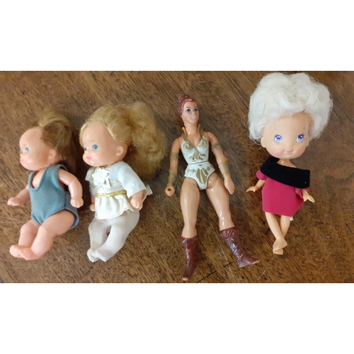 311 - A quantity of Mattel, Hasbro and other dolls, male and female, 1960's - 1990's to include Barbie, Ke... 