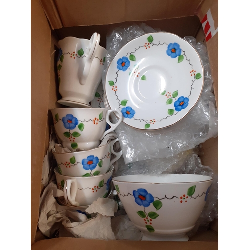 133 - Mixed part tea sets to include Wedgwood Angela, Roslyn, Adderley and miscellaneous Victorian china L... 