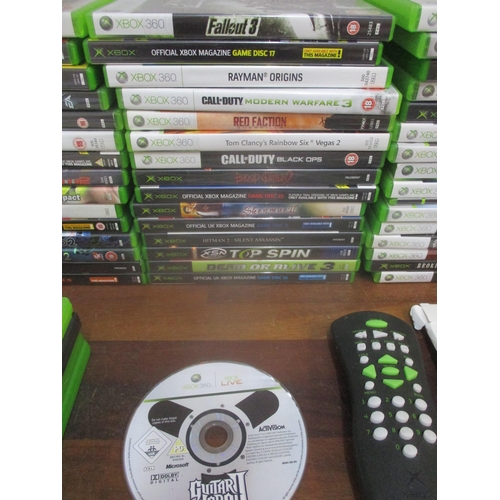 411 - A collection of X-Box 360 computer games to include Dark Souls limited edition, and Top Spin, along ... 