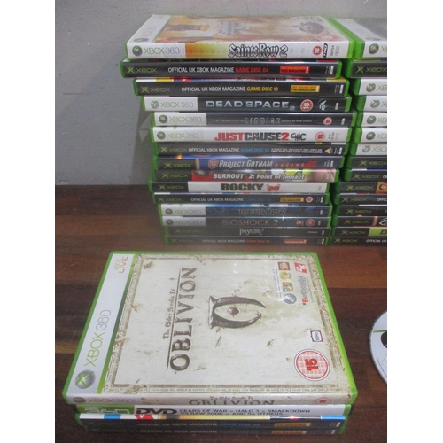 411 - A collection of X-Box 360 computer games to include Dark Souls limited edition, and Top Spin, along ... 