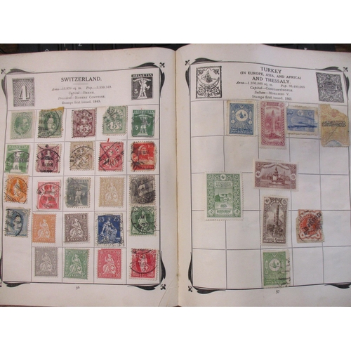 195 - The Strand and Stanley Gibbons stamp albums containing world stamps to include India, Portugal, Brit... 