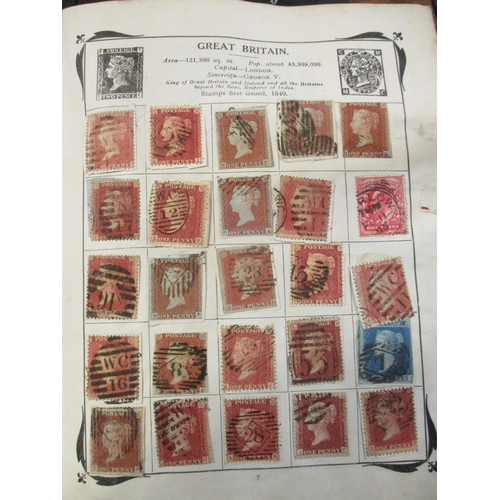 195 - The Strand and Stanley Gibbons stamp albums containing world stamps to include India, Portugal, Brit... 