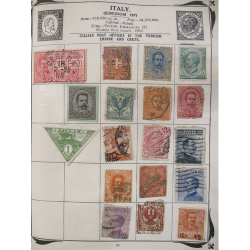 195 - The Strand and Stanley Gibbons stamp albums containing world stamps to include India, Portugal, Brit... 