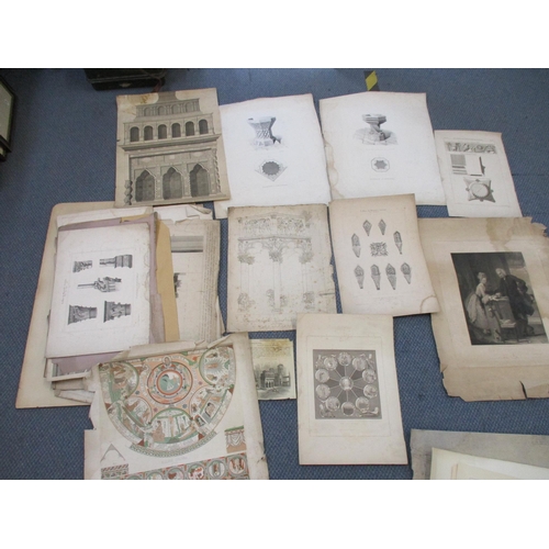 265 - A mixed lot of architectural prints, plans and other items to include certificates qualifying for th... 