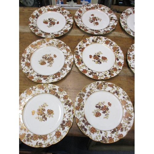 278 - Late 19th century ceramics to include a French part dessert service comprising two tazzas and ten pl... 