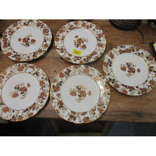 278 - Late 19th century ceramics to include a French part dessert service comprising two tazzas and ten pl... 