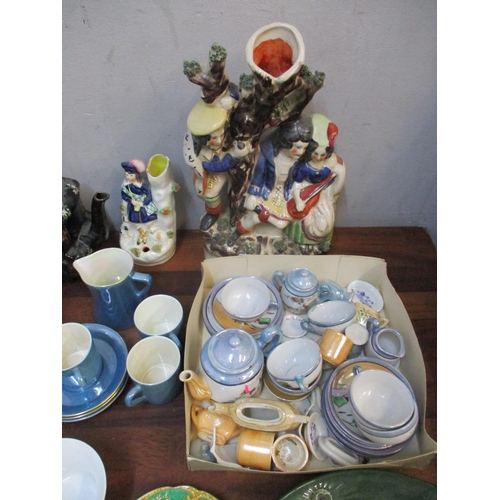 328 - A selection of ceramics to include a Royal Stafford part tea set, Chinese blue and white vase A/F, S... 