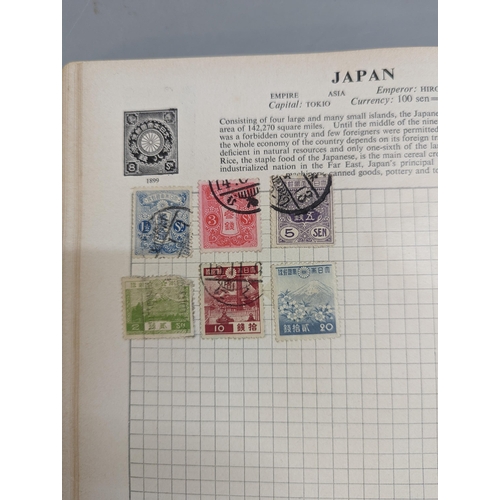 386 - A collection of World stamps in seven albums to include GB Victorian penny reds, various loose stamp... 