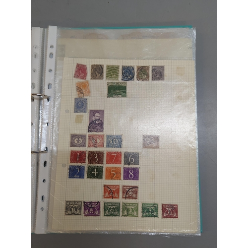 386 - A collection of World stamps in seven albums to include GB Victorian penny reds, various loose stamp... 