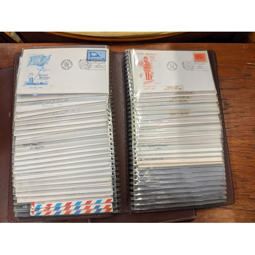 417 - Four albums of mid 20th century American First Day stamp covers 
Location: RWM/A2F