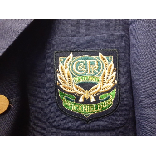 31 - Railway Interest-A gents CPRR (Chinnor & Princes Risborough and Icknield lines) gents uniform consis... 