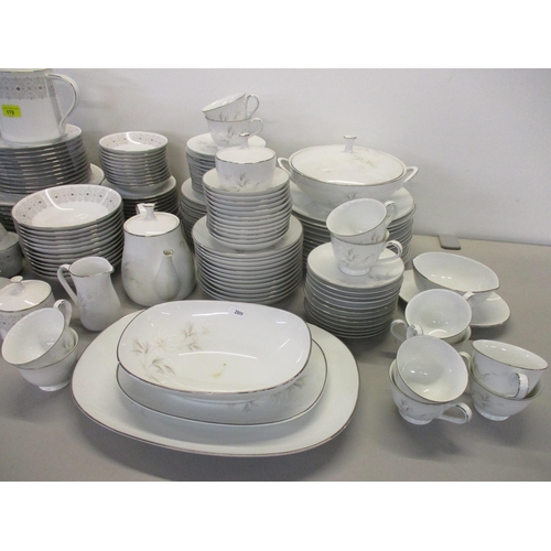 178 - A Noritake Rowena part dinner service, approximately 95 pieces and a Noritake Basilica part dinner a... 