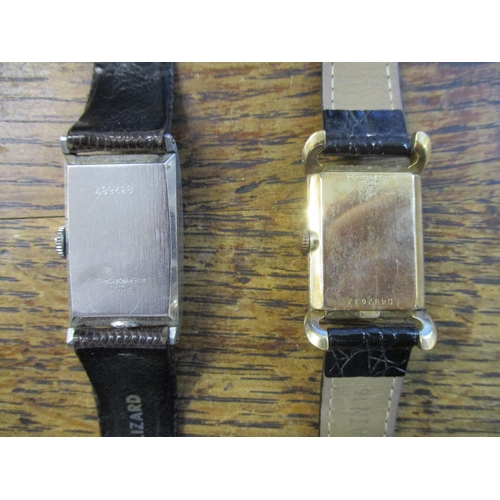 279 - Two vintage wristwatches, a Bulova gold plated cased wristwatch, manual wind on later leather strap ... 