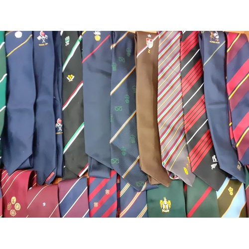 63 - A quantity of 20th Century gents ties, mainly cricket club related to include a 1992 Cornhill Insura... 